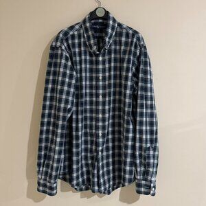 [Ralph Lauren] Men's Plaid Check Button-down Shirt Size L
